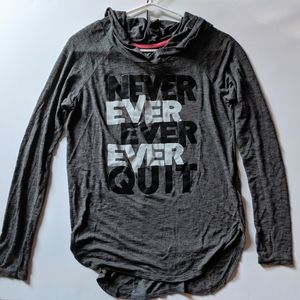 EVCR Athletic Long Sleeved Hoodie Shirt Medium